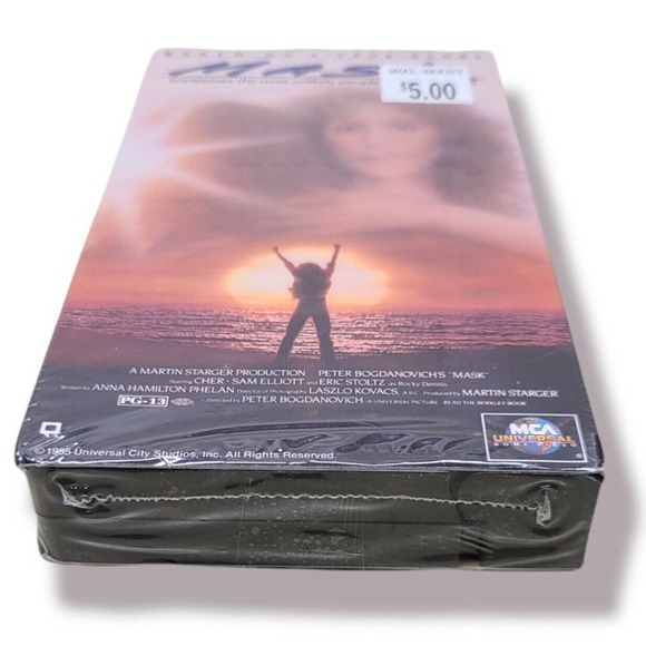 Mask VHS 1985 Rocky Dennis Story, Cher, Eric Stoltz, Sam Elliott NEW SEALED!! - Picture 5 of 5